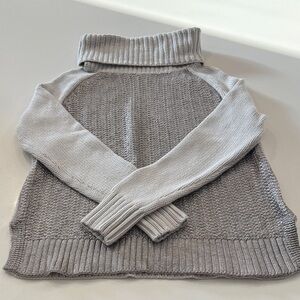Leo & Sage women's oversized cowl neck sweater.